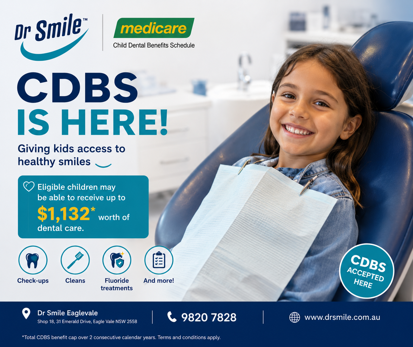 Dr Smile Family Dentists Facebook ad: Home - Dr Smile