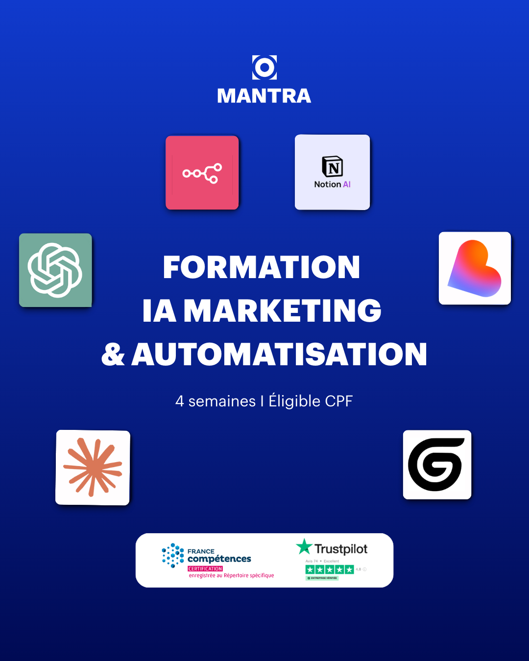 Mantra - ex-GrowthMakers Facebook ad from May 11, 2026