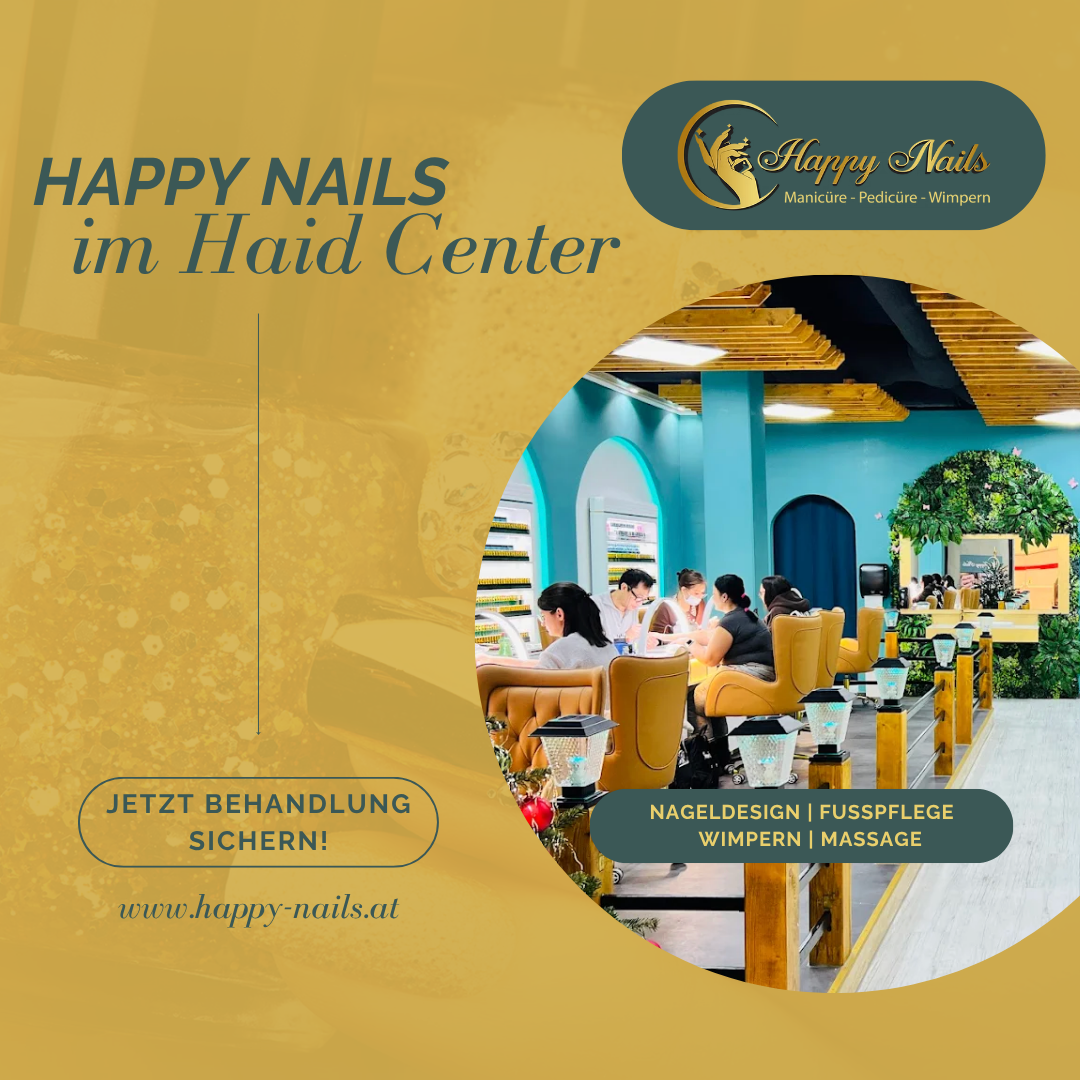 Happy Nails - Haid Center Nail shop - Wimpern Facebook ad