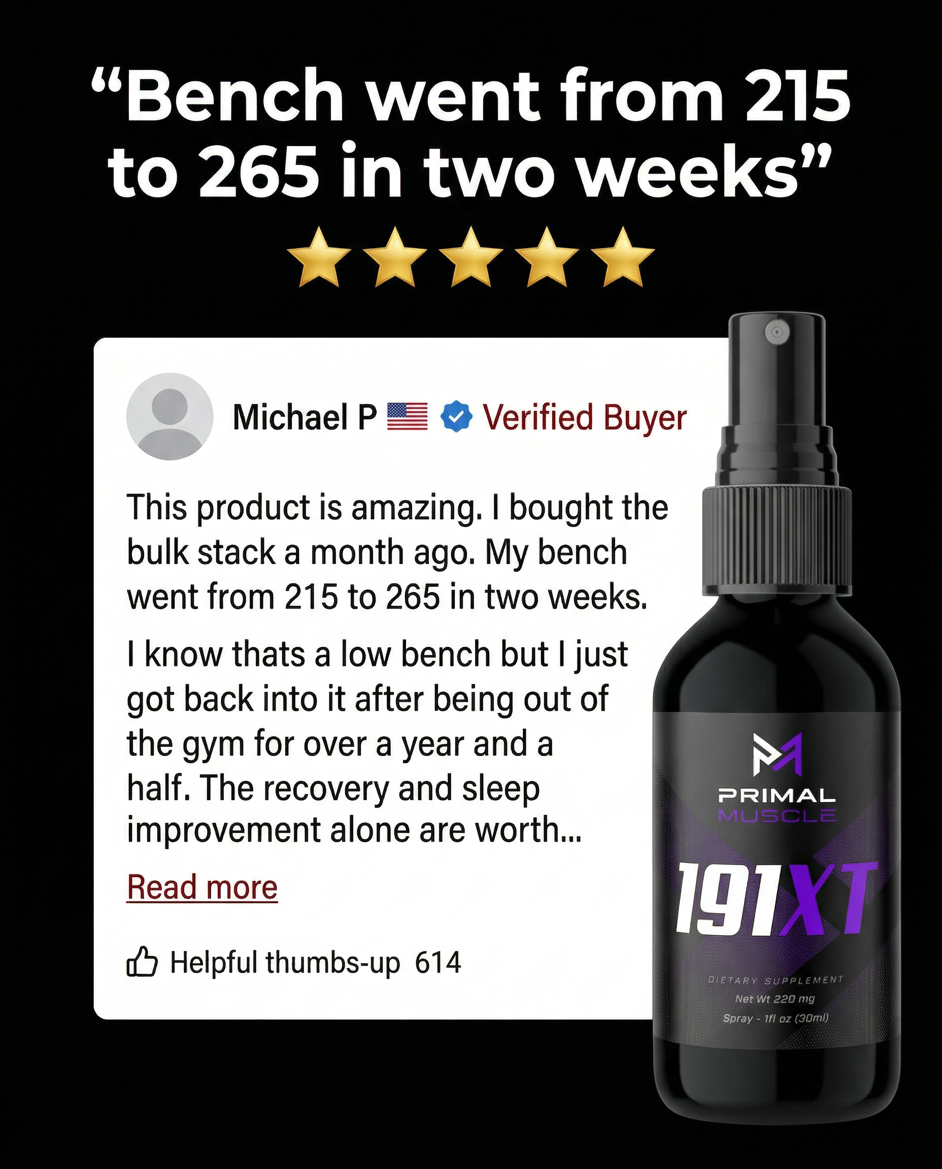 Primal Muscle Facebook ad