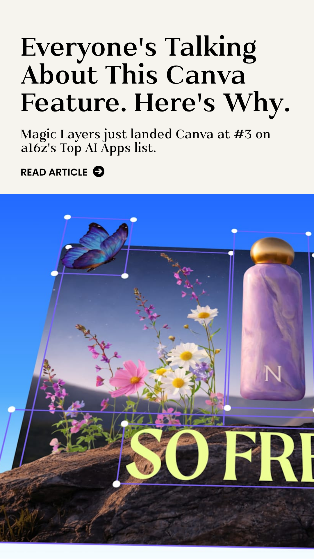 Canva Facebook ad