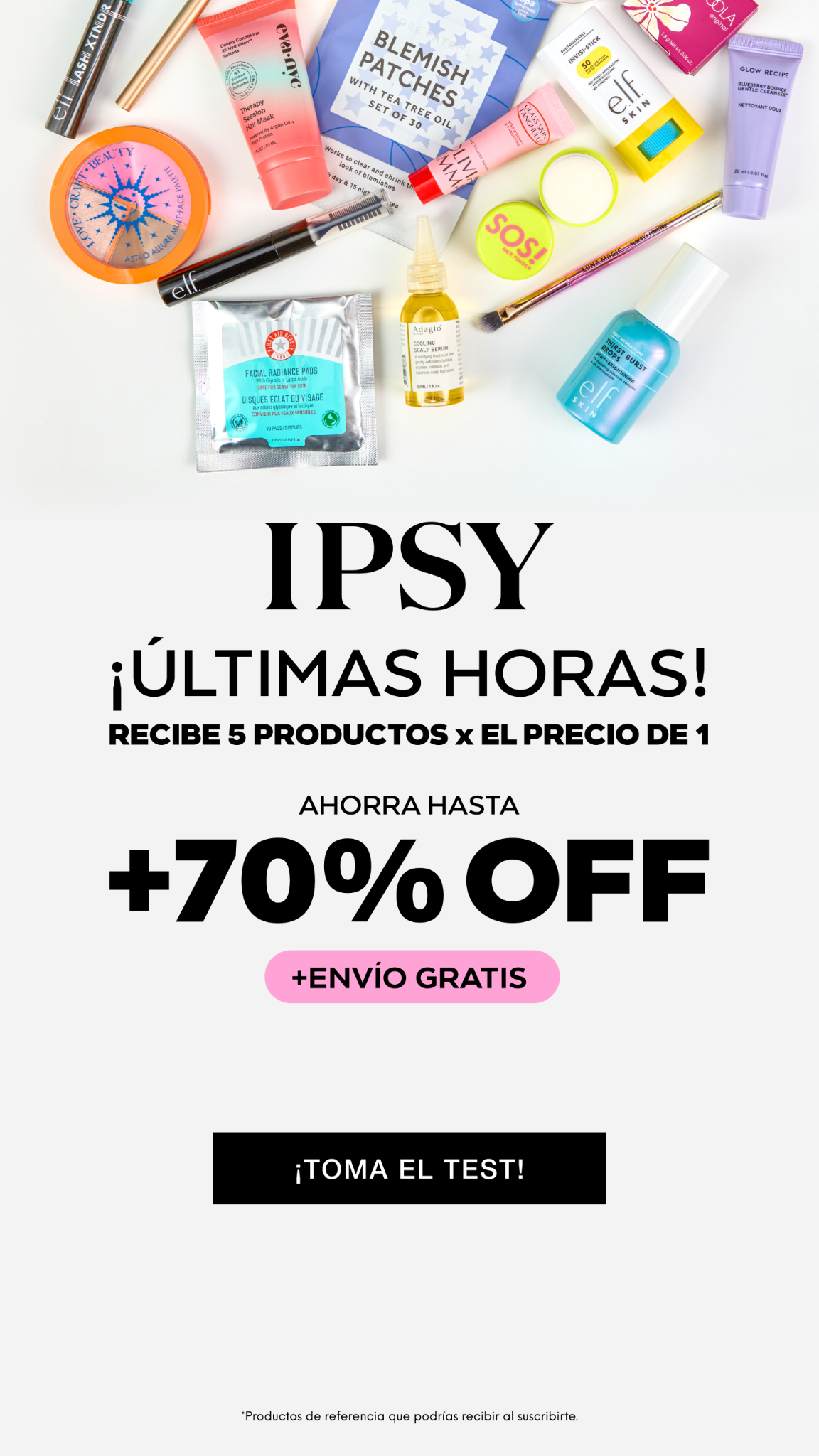 IPSY.Mex Facebook ad