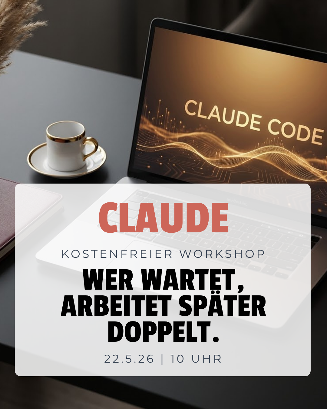 Bold Brands Facebook ad: Wartest du noch - oder gehst du schon mit der Zeit?