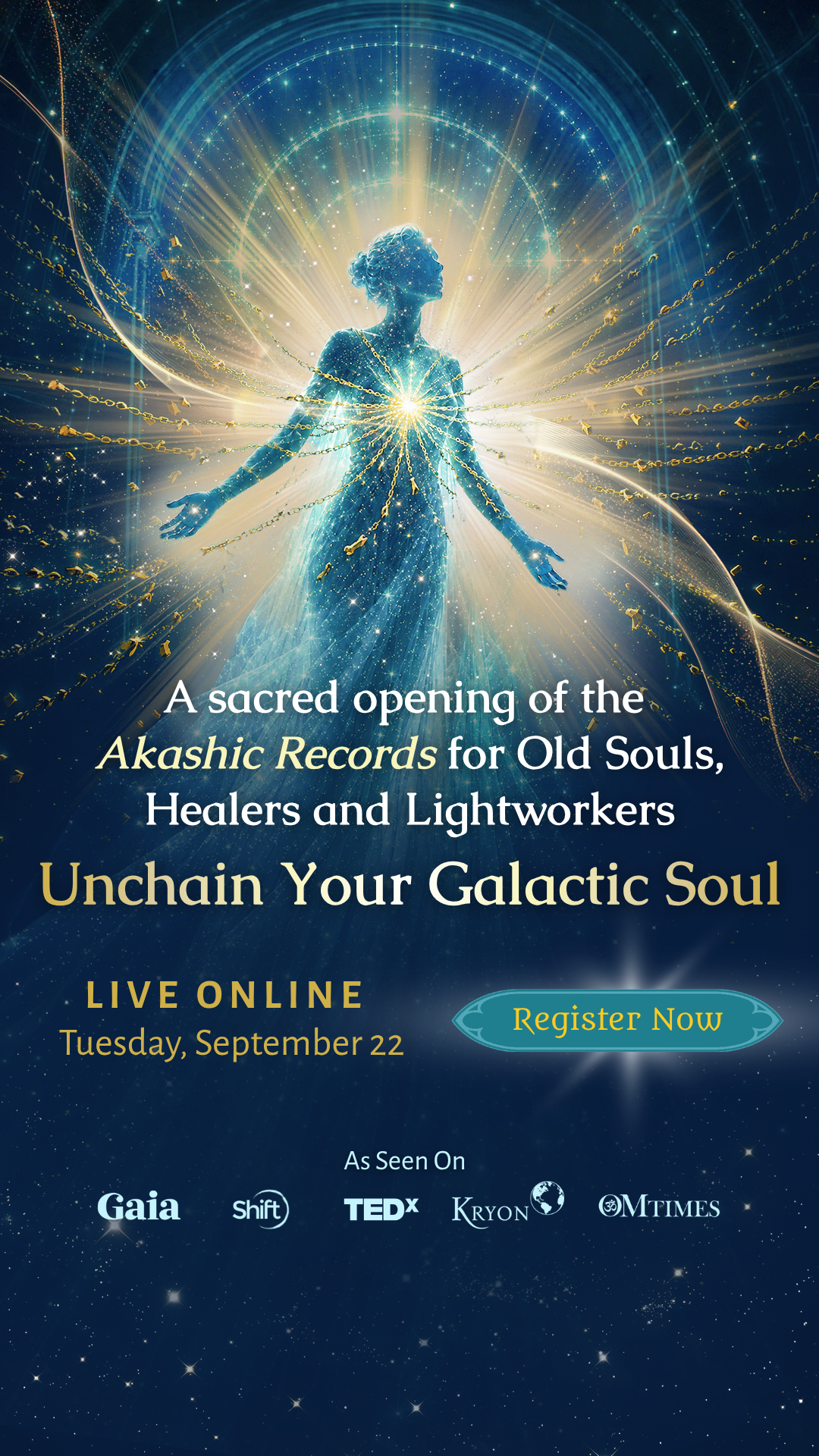 Akashic Knowing Facebook ad: Raise Your Frequency Instantly