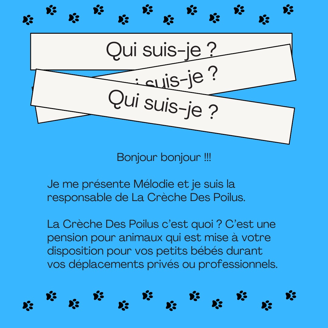 La Crèche Des Poilus Facebook ad: Bonjour tout le monde