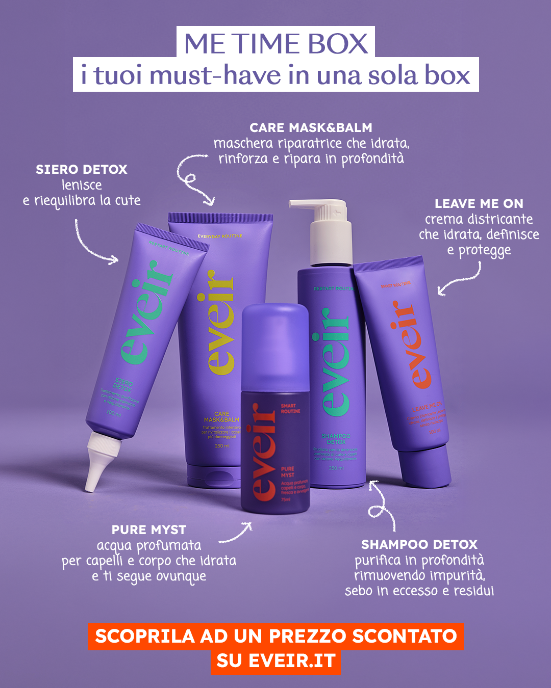Eveir Facebook ad: 5 Step essenziali per capelli perfetti