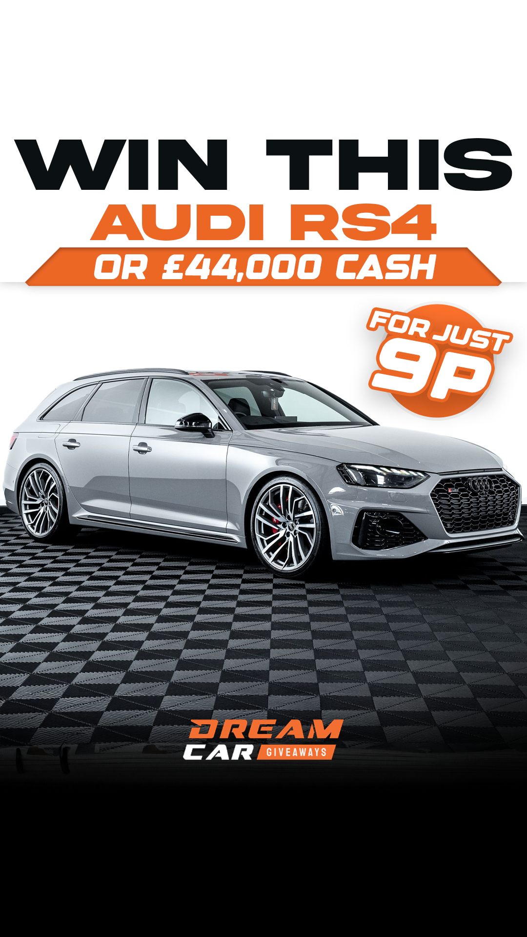 Dream Car Giveaways Facebook ad