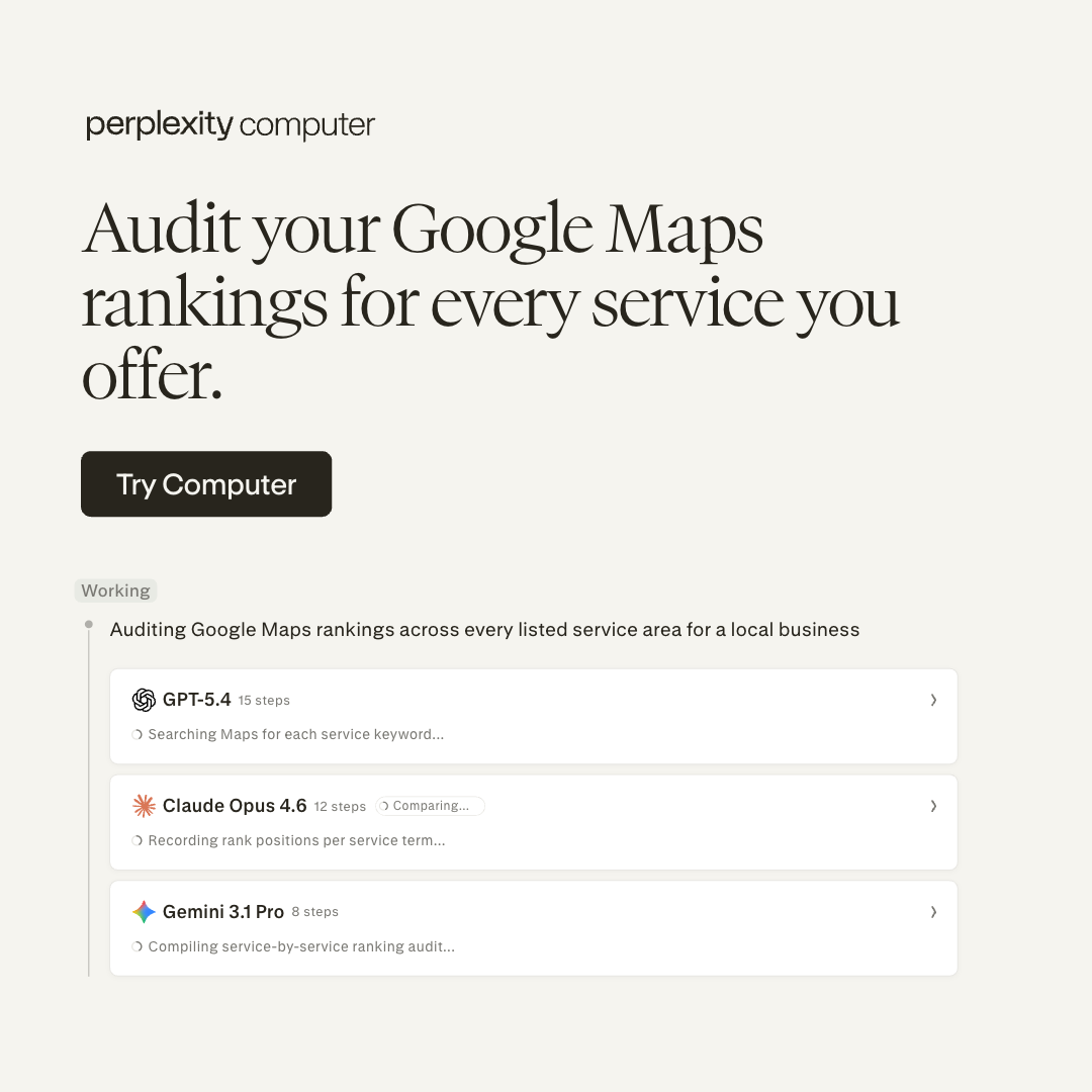 Perplexity AI Facebook ad