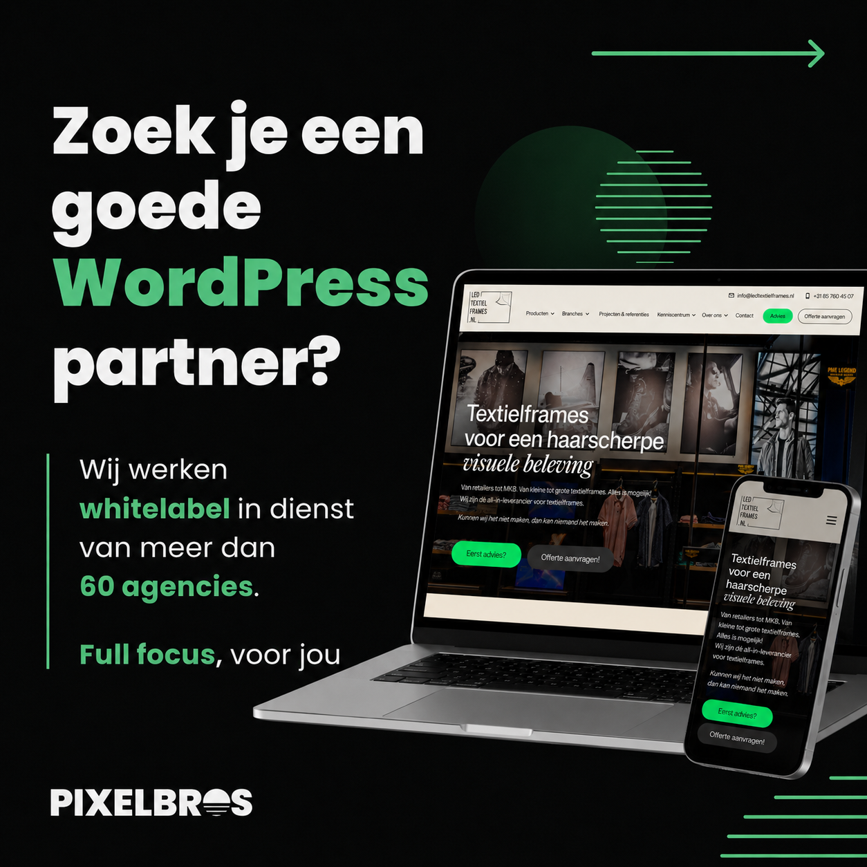 Pixelbros.nl Facebook ad from Jul 9, 2026