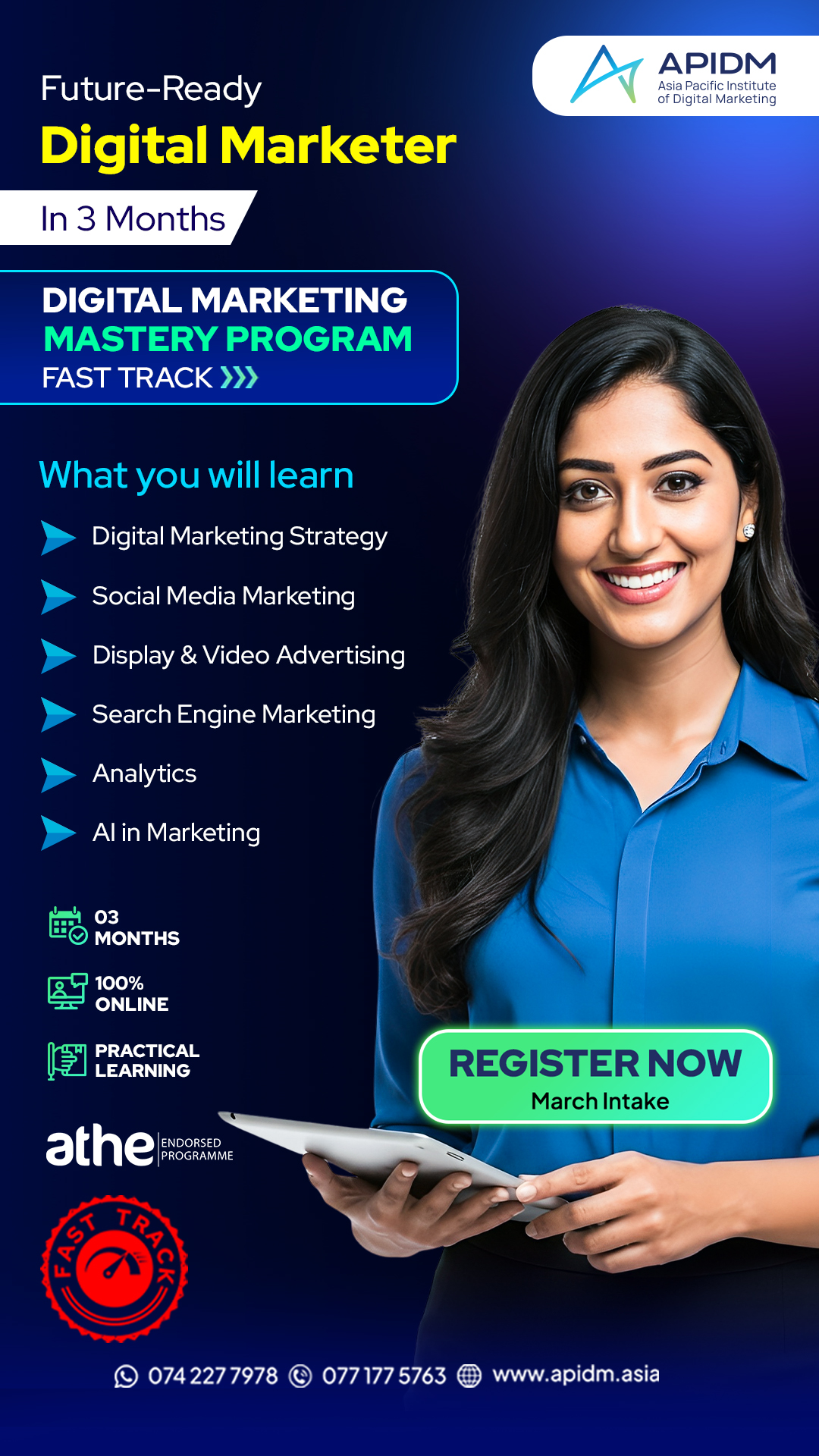Asia Pacific Institute of Digital Marketing - APIDM Facebook ad