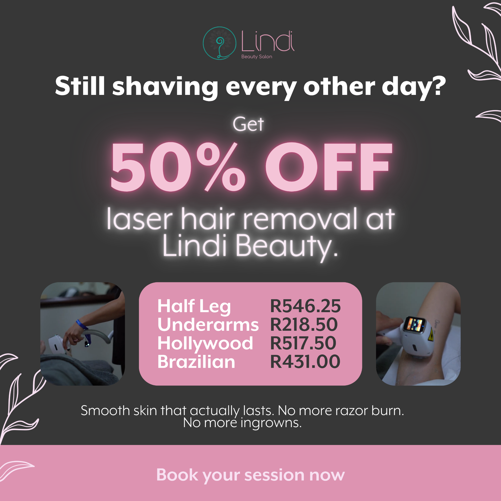 Lindi Beauty Salon Facebook ad