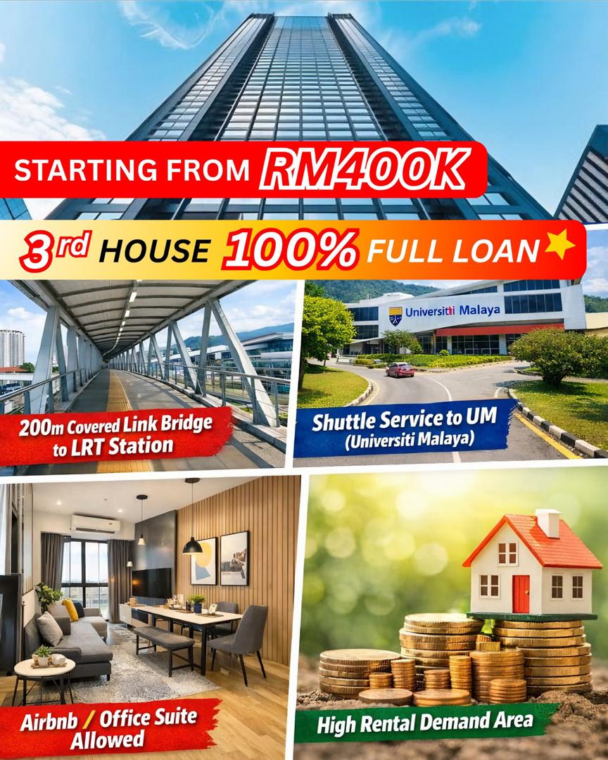 Signature Property MY Facebook ad: Monthly RM2,100 Rental Return RM5,000