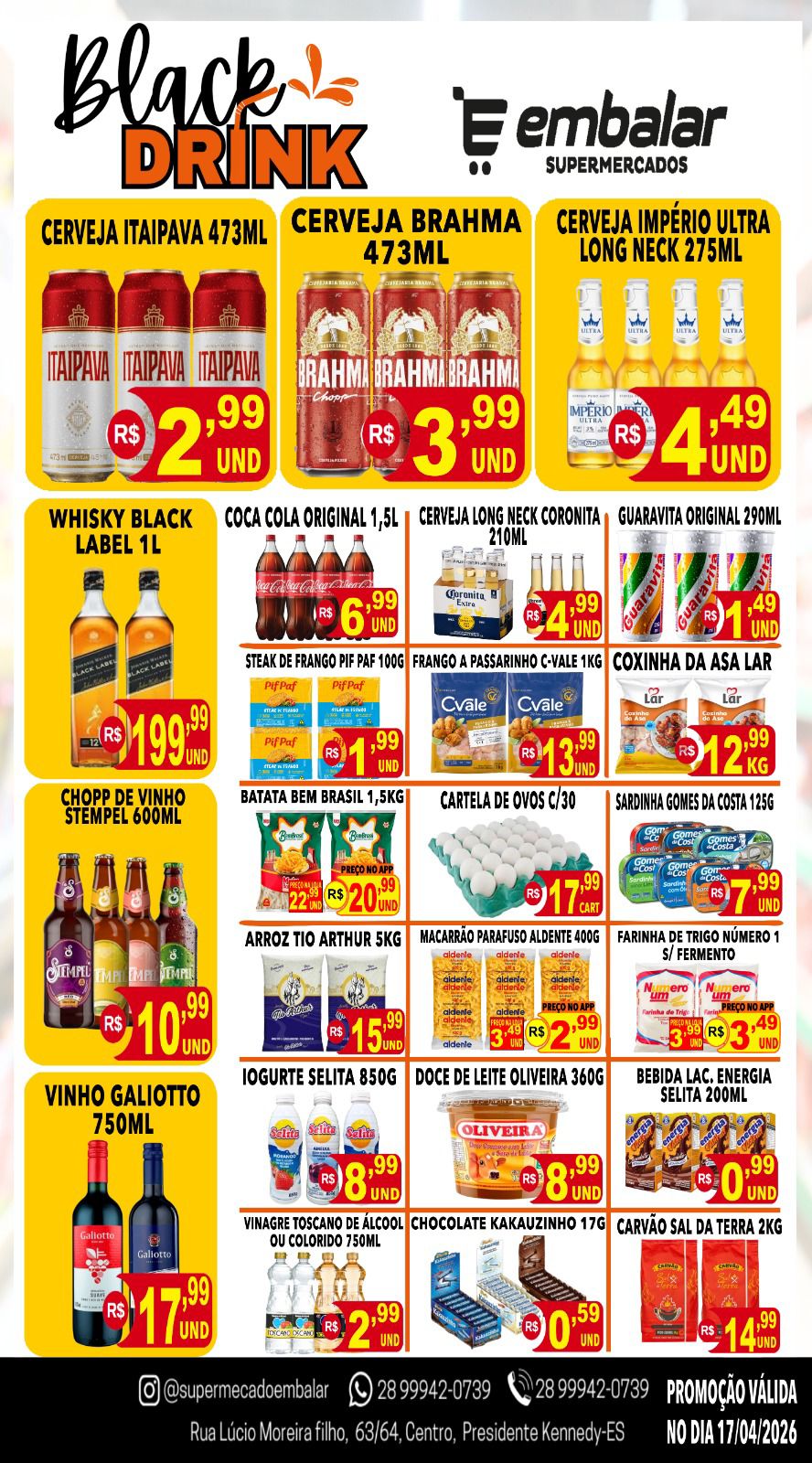 Supermercado Embalar Facebook ad from Apr 16, 2026