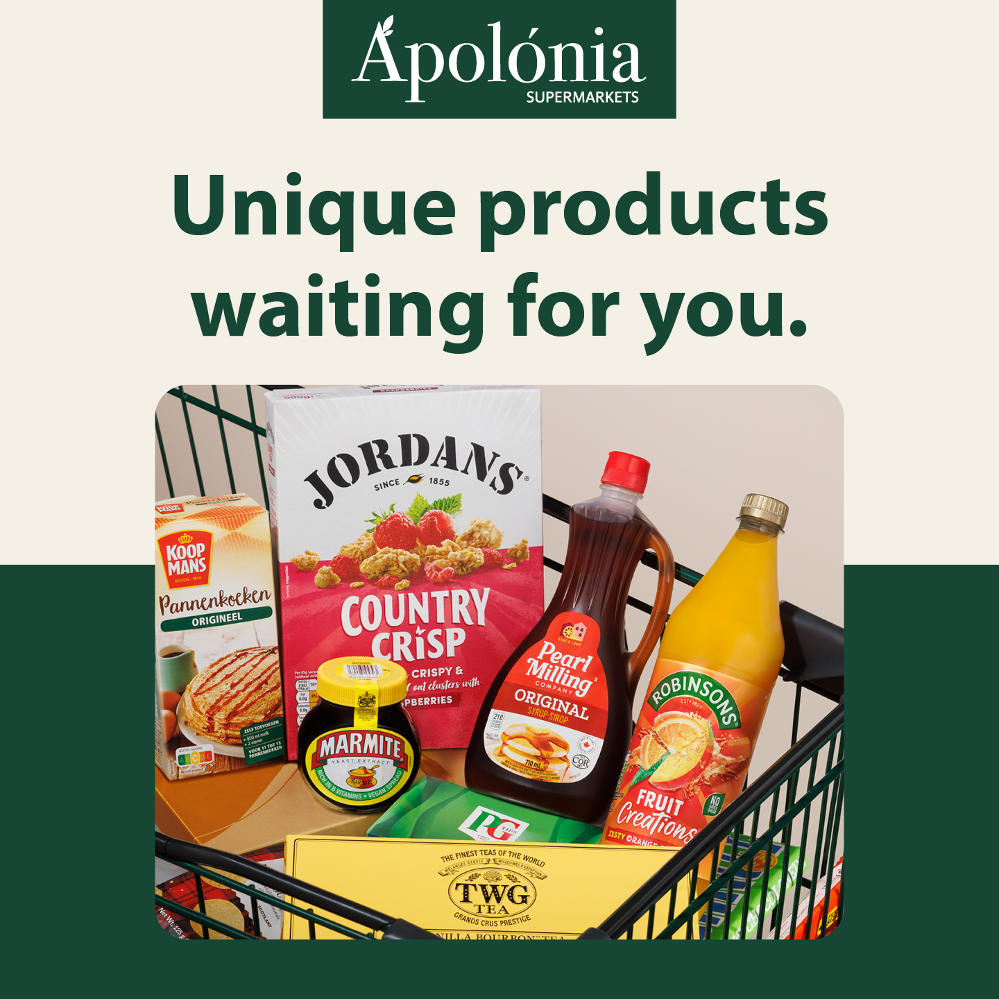 Apolónia Supermercados Facebook ad