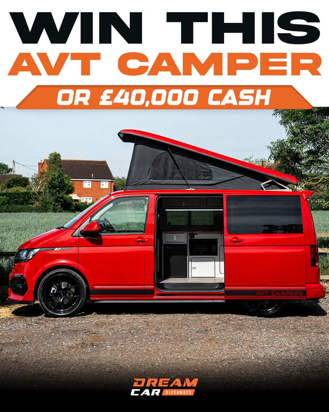 Dream Car Giveaways Facebook ad