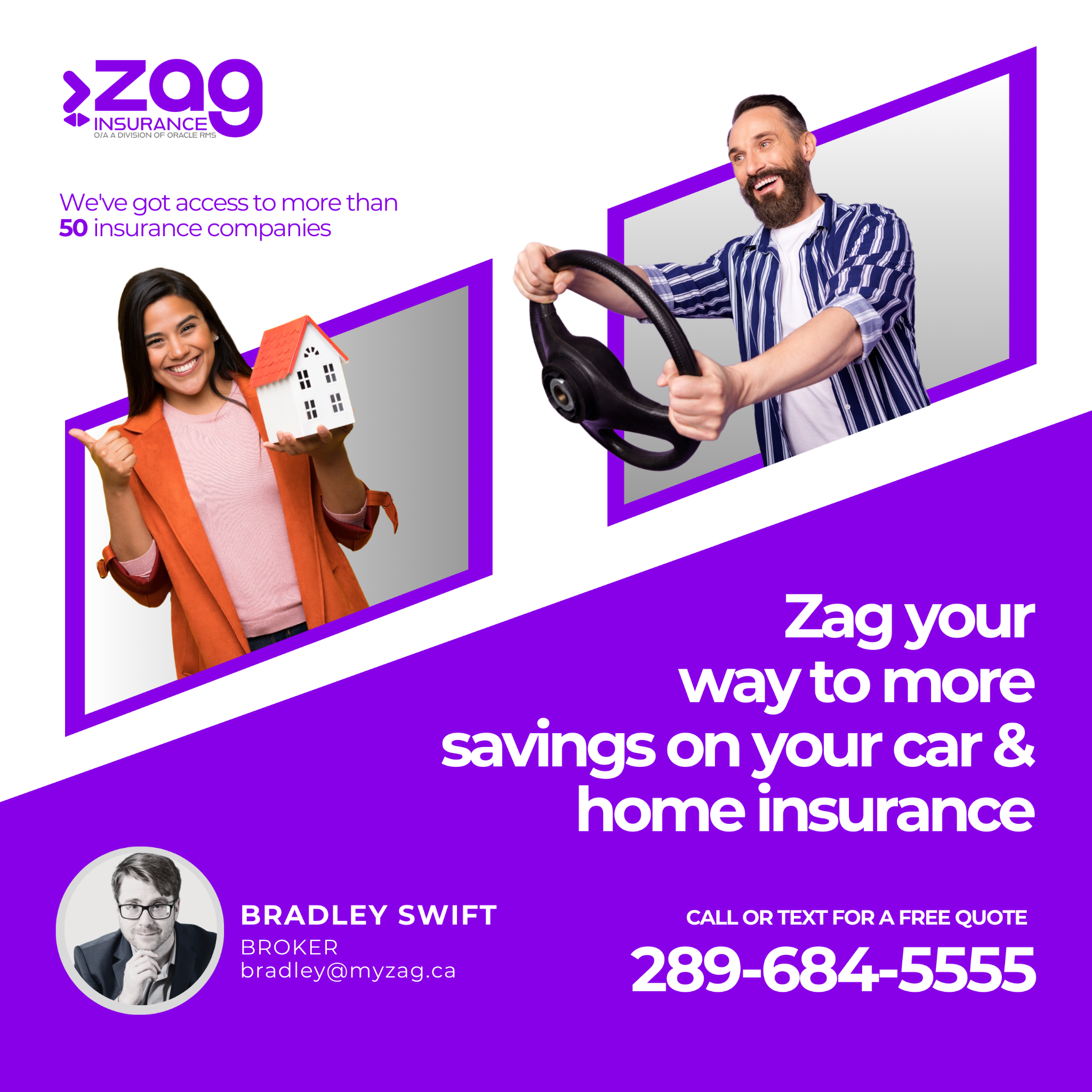 Bradley Swift - Insurance Broker Facebook ad from Oct 30, 2025