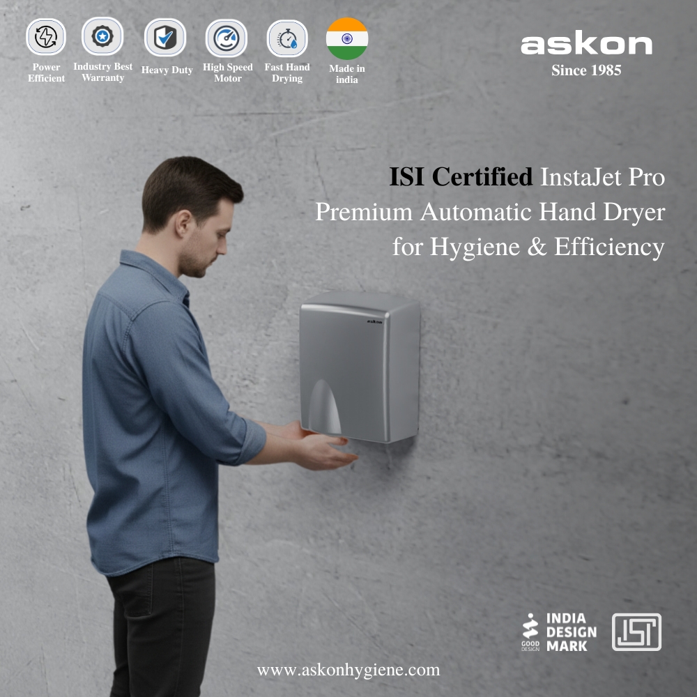Askon hygiene products pvt. ltd. Facebook ad: Dry hands faster while saving 90% cost compared…