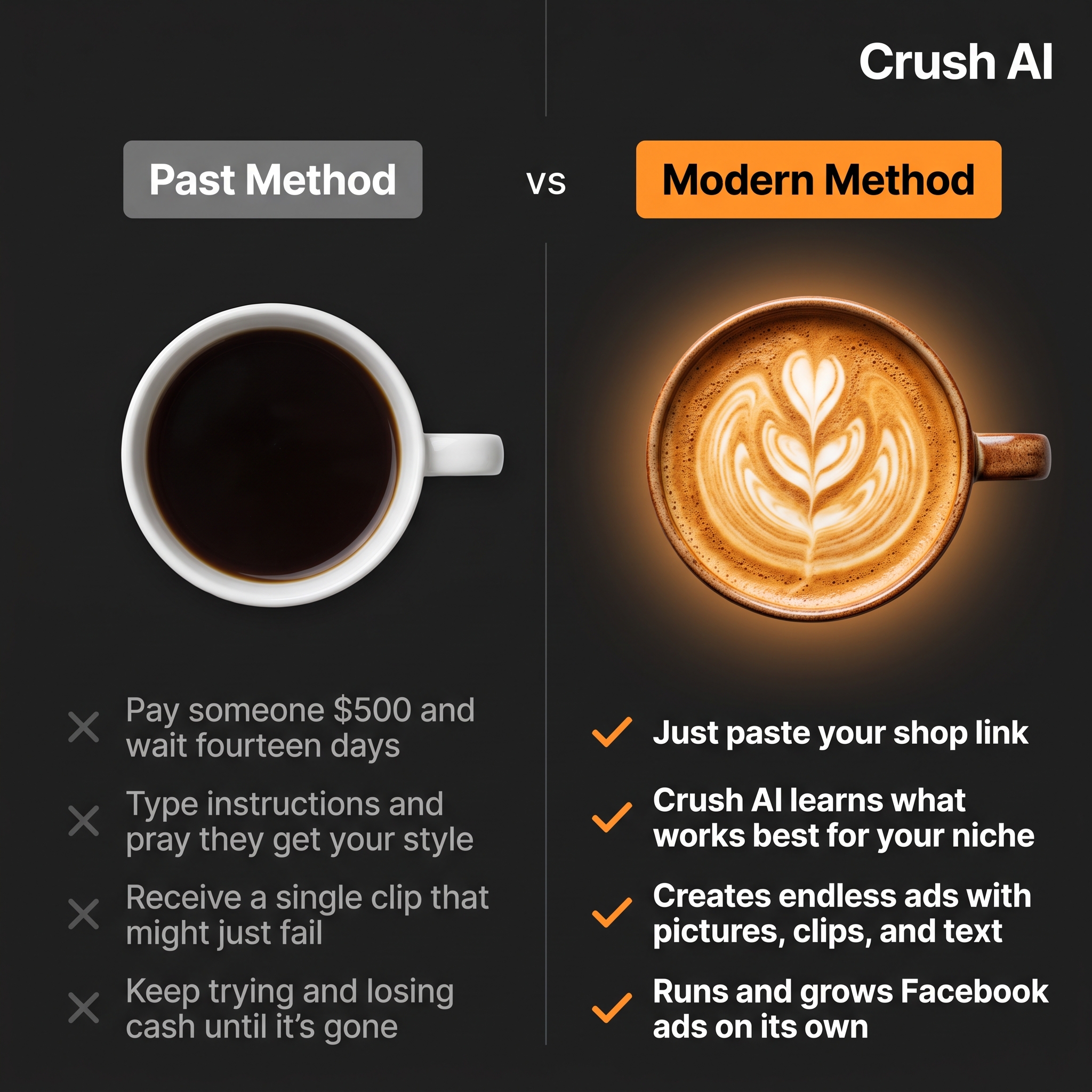 trycrush.ai Facebook ad