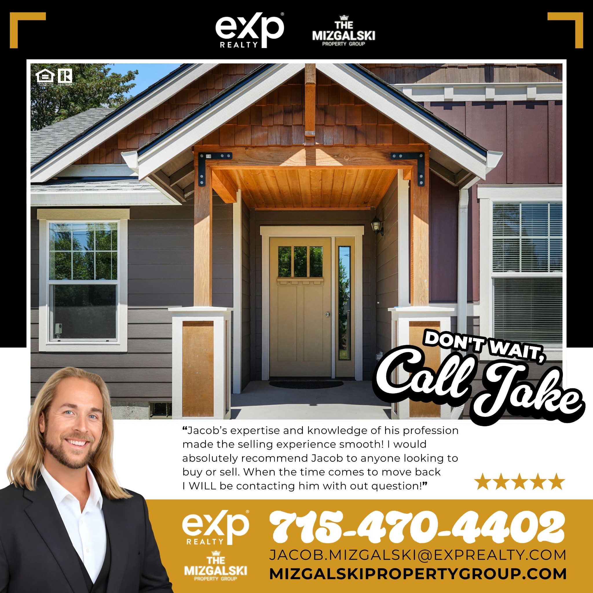 The Mizgalski Property Group at Exp Realty Facebook ad: The Mizgalski Property Group