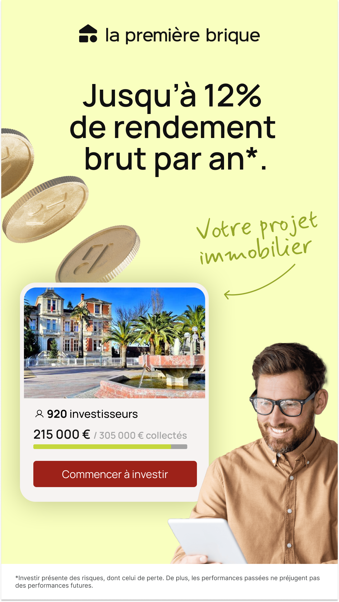 BFM Immo Facebook ad from May 18, 2026