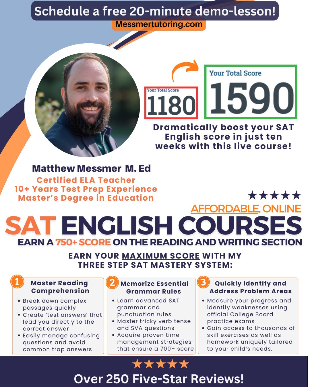 Tutoring with Mr. Messmer Facebook ad from Feb 24, 2026