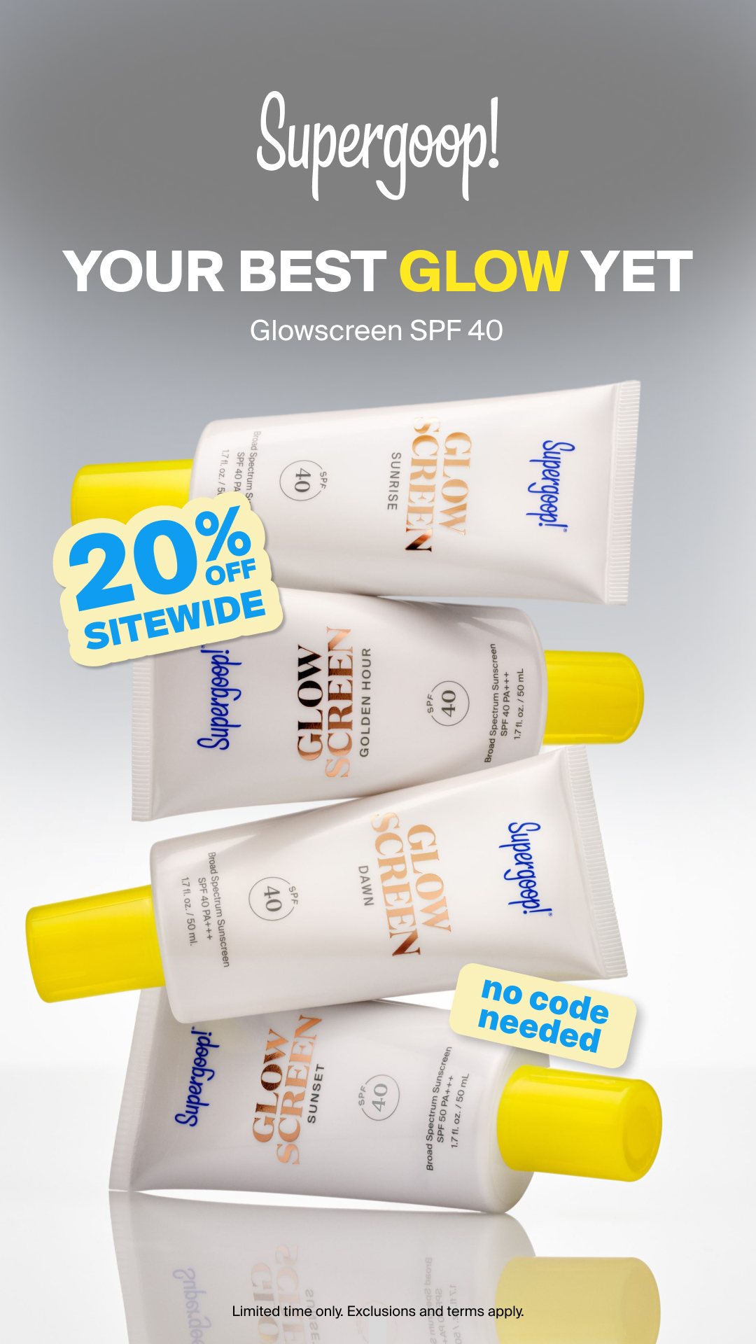 Supergoop Facebook ad