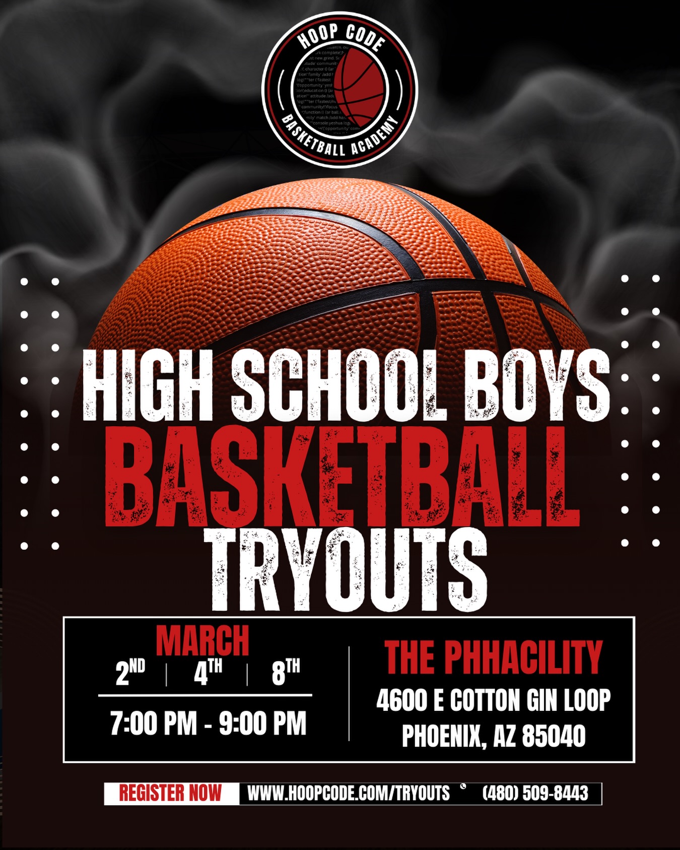 Hoop Code Basketball Academy Facebook ad