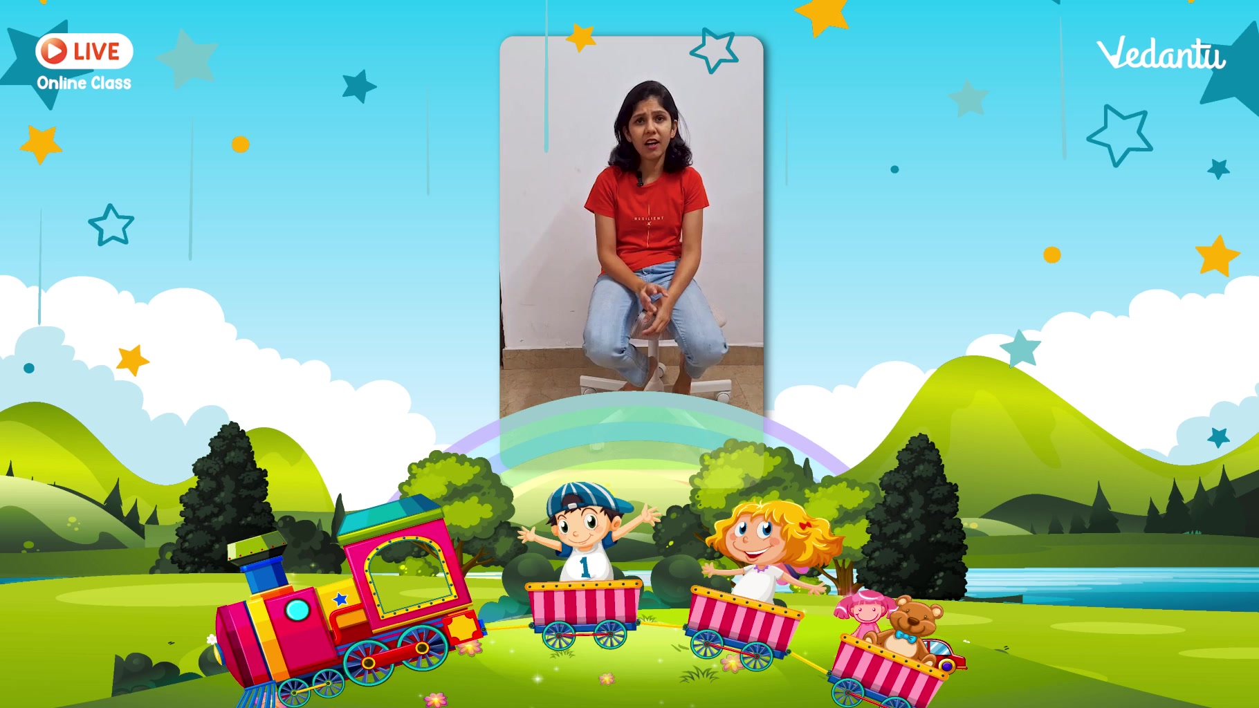 Vedantu SuperKids Facebook ad: Start today and transform their reading journey