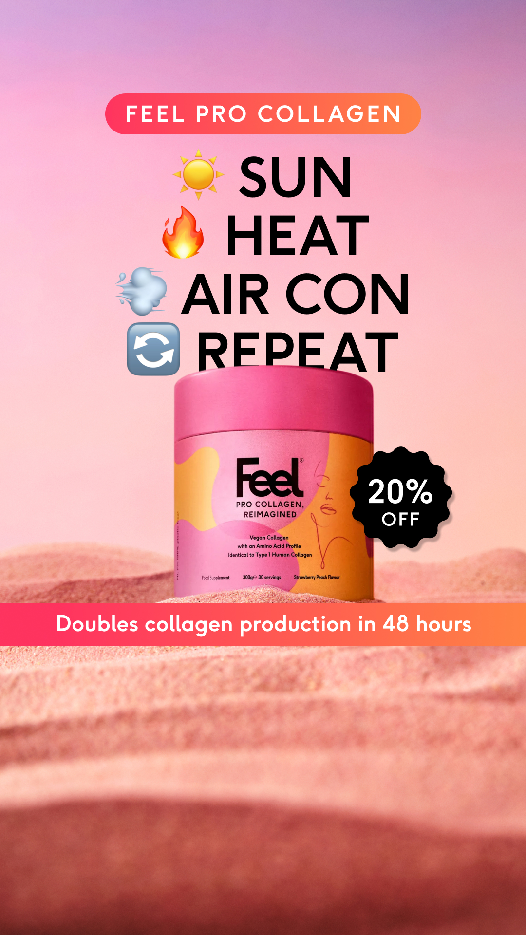 Feel Facebook ad