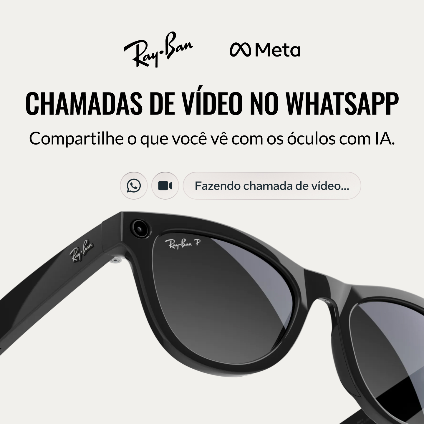 Ray-Ban Meta Facebook ad