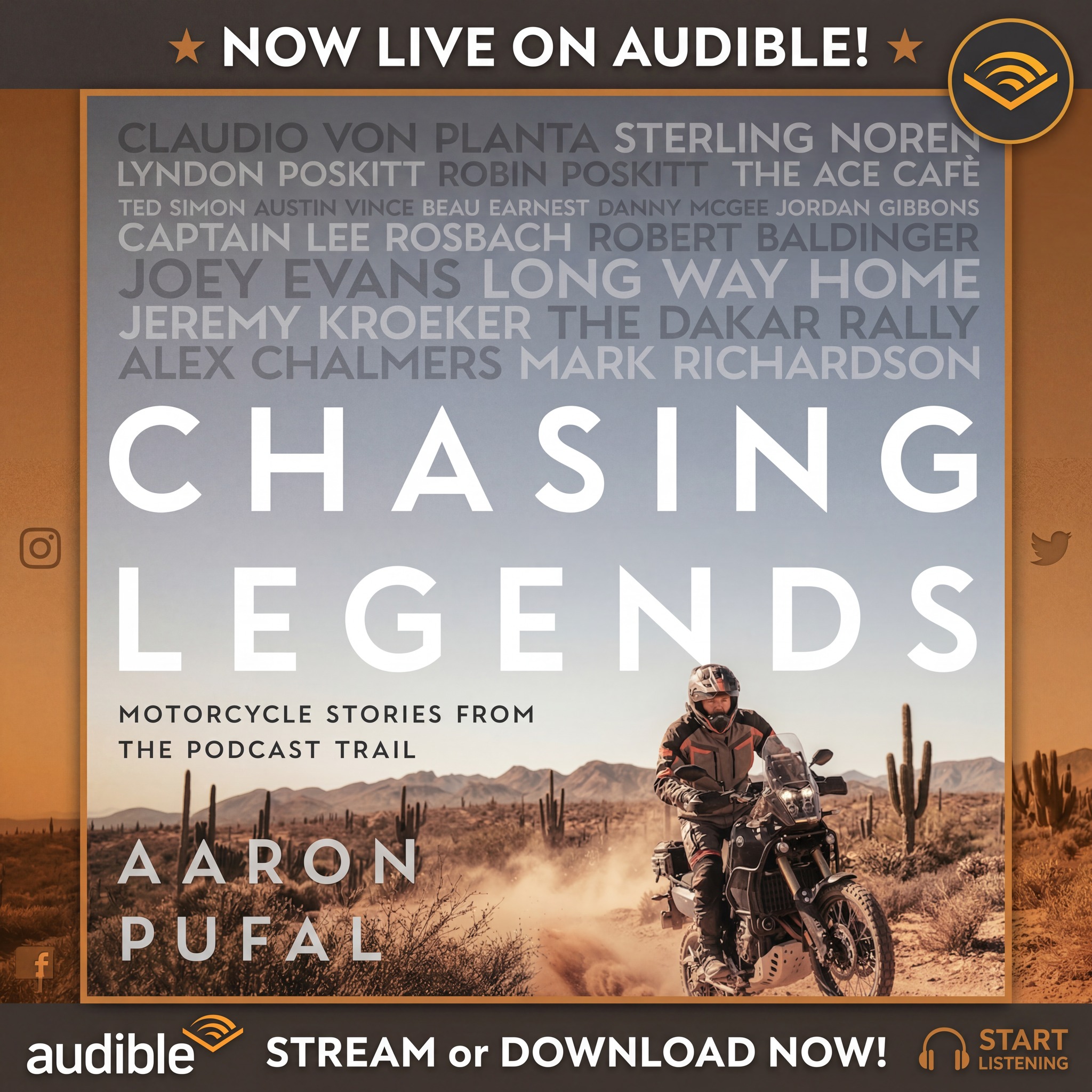 Aaron Puffaall Facebook ad: Chasing Legends