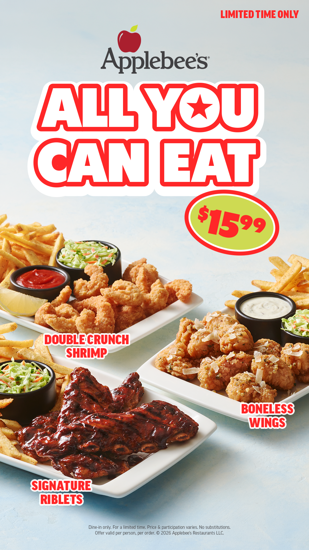 Applebee's Grill + Bar Facebook ad