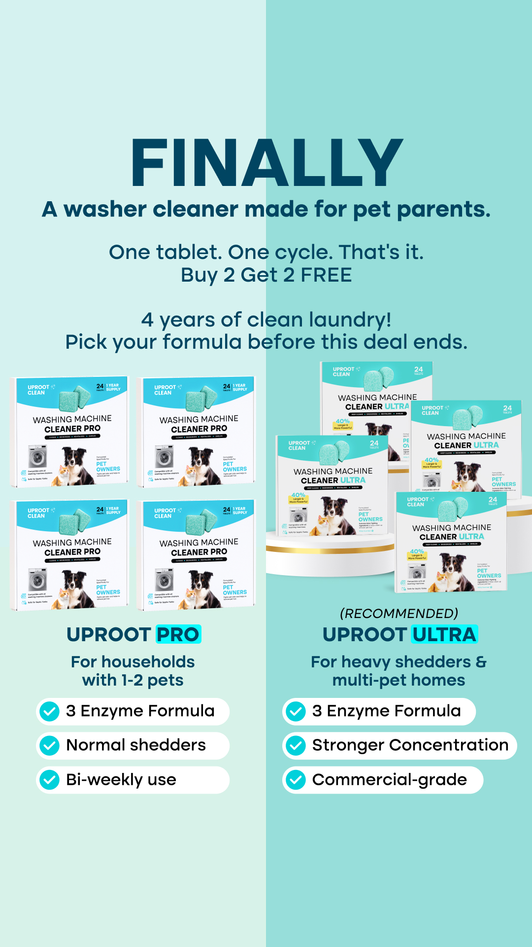 Uproot Clean Facebook ad