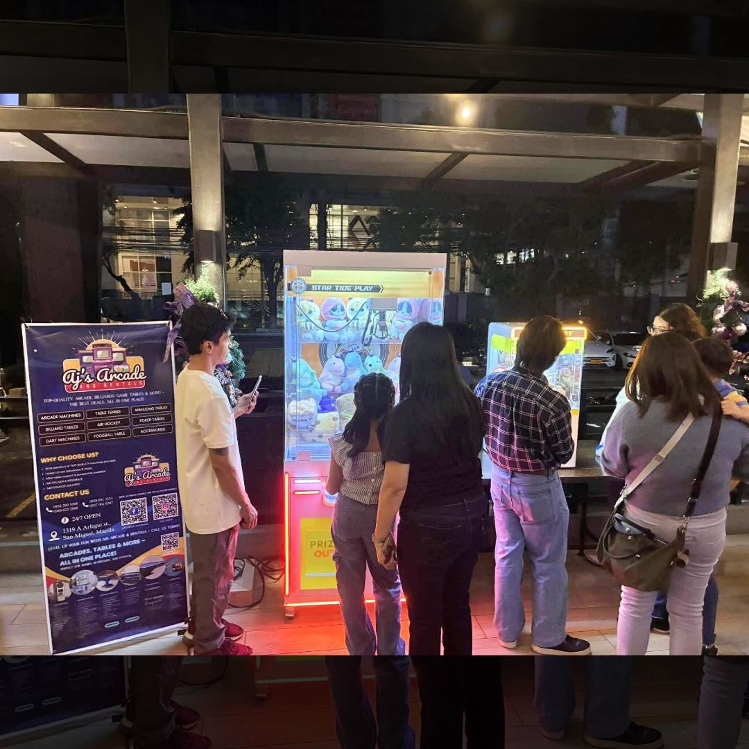 AJ's Arcade and Rentals Facebook ad: Level up your event!