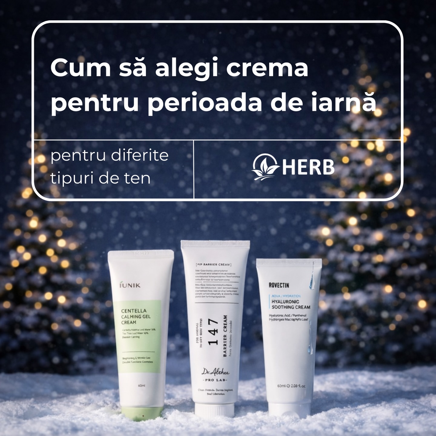 Herb.md Facebook ad: Ești în căutarea cremei perfecte pentru iarnă?