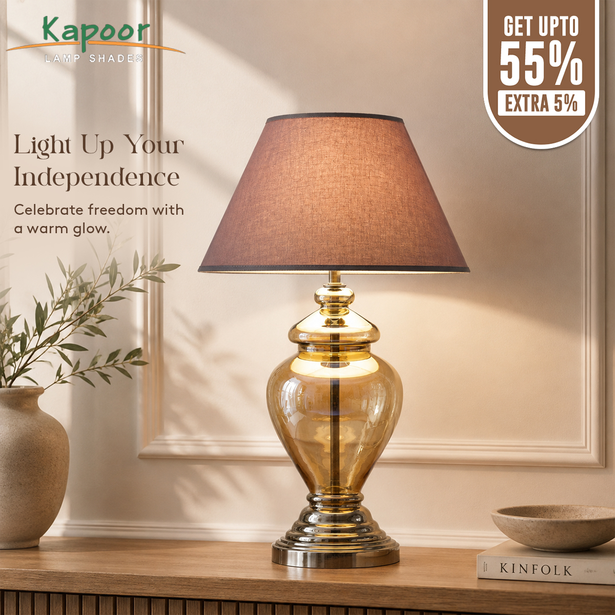 Kapoor Lampshades Facebook ad