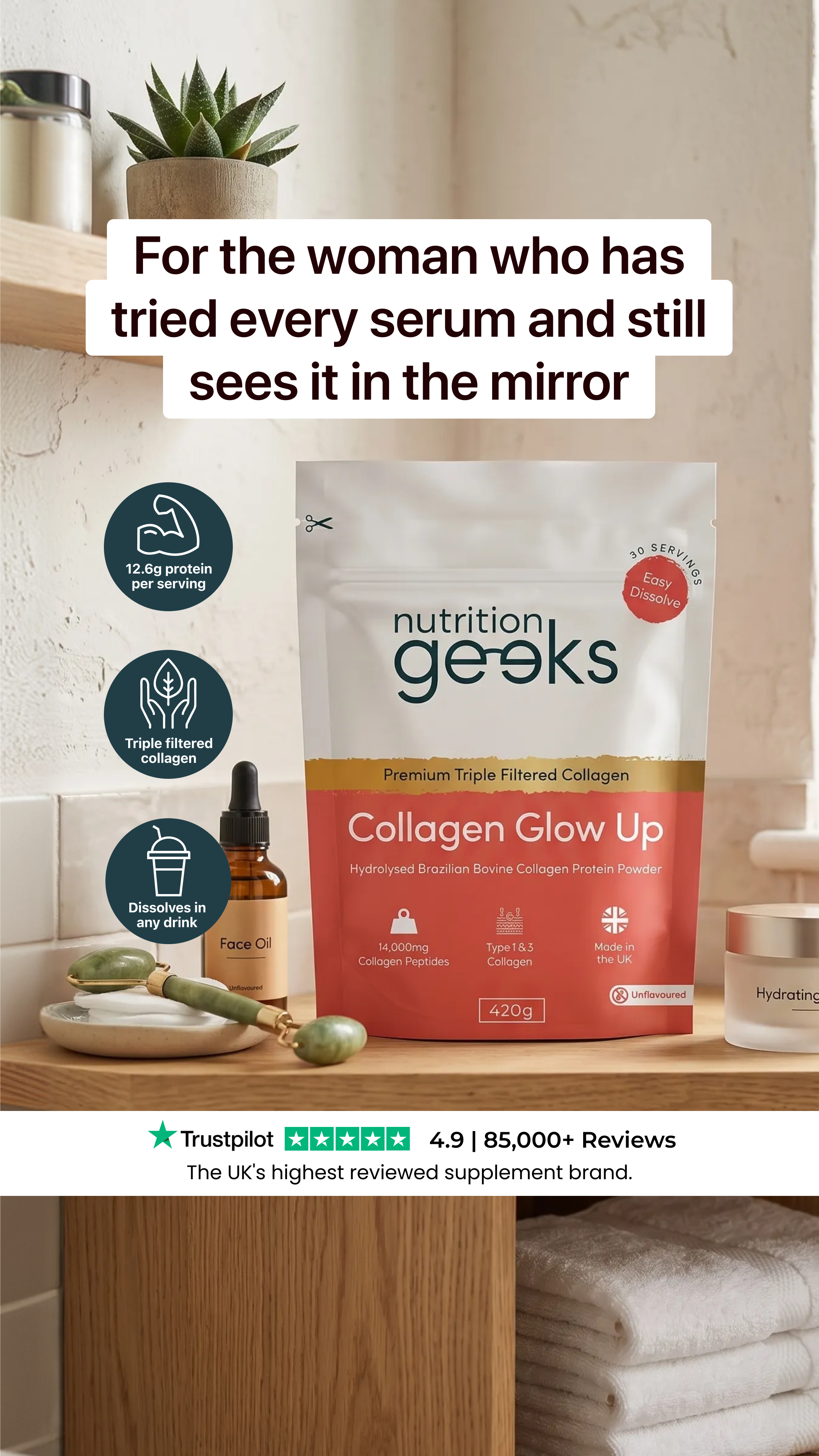 Nutrition Geeks Facebook ad