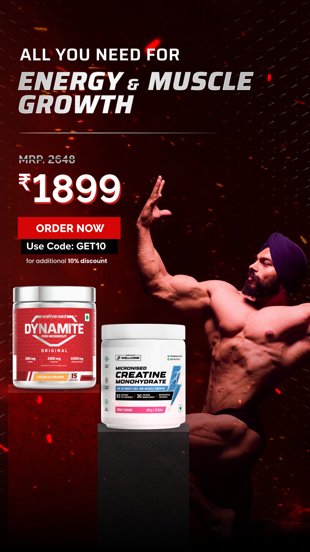 Dynamite - Wellversed Brand Facebook ad