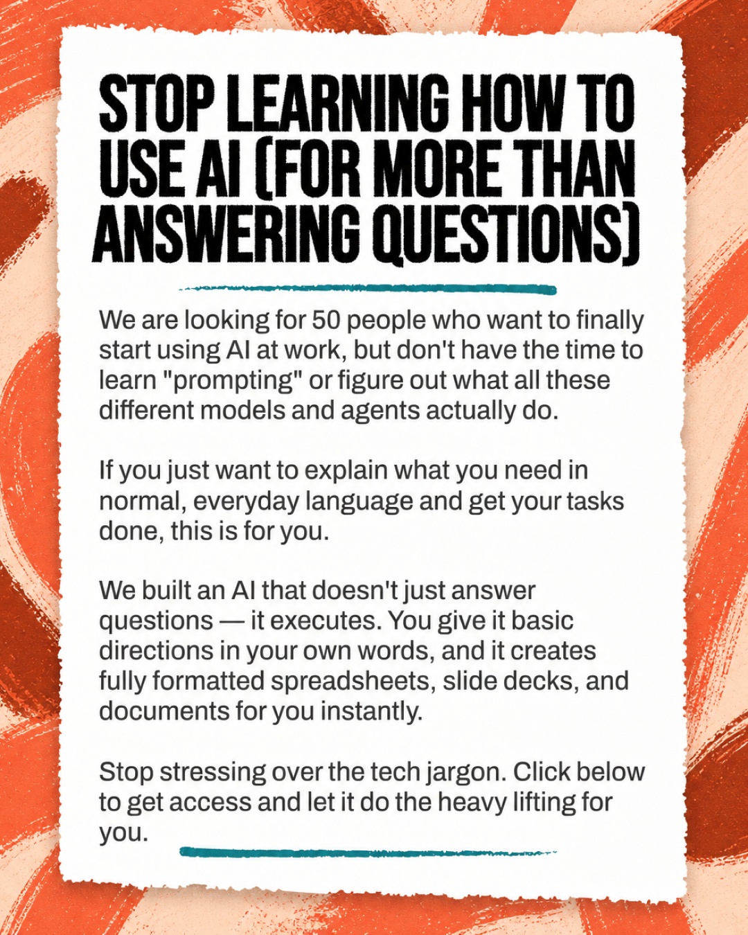 Speechify Work Facebook ad