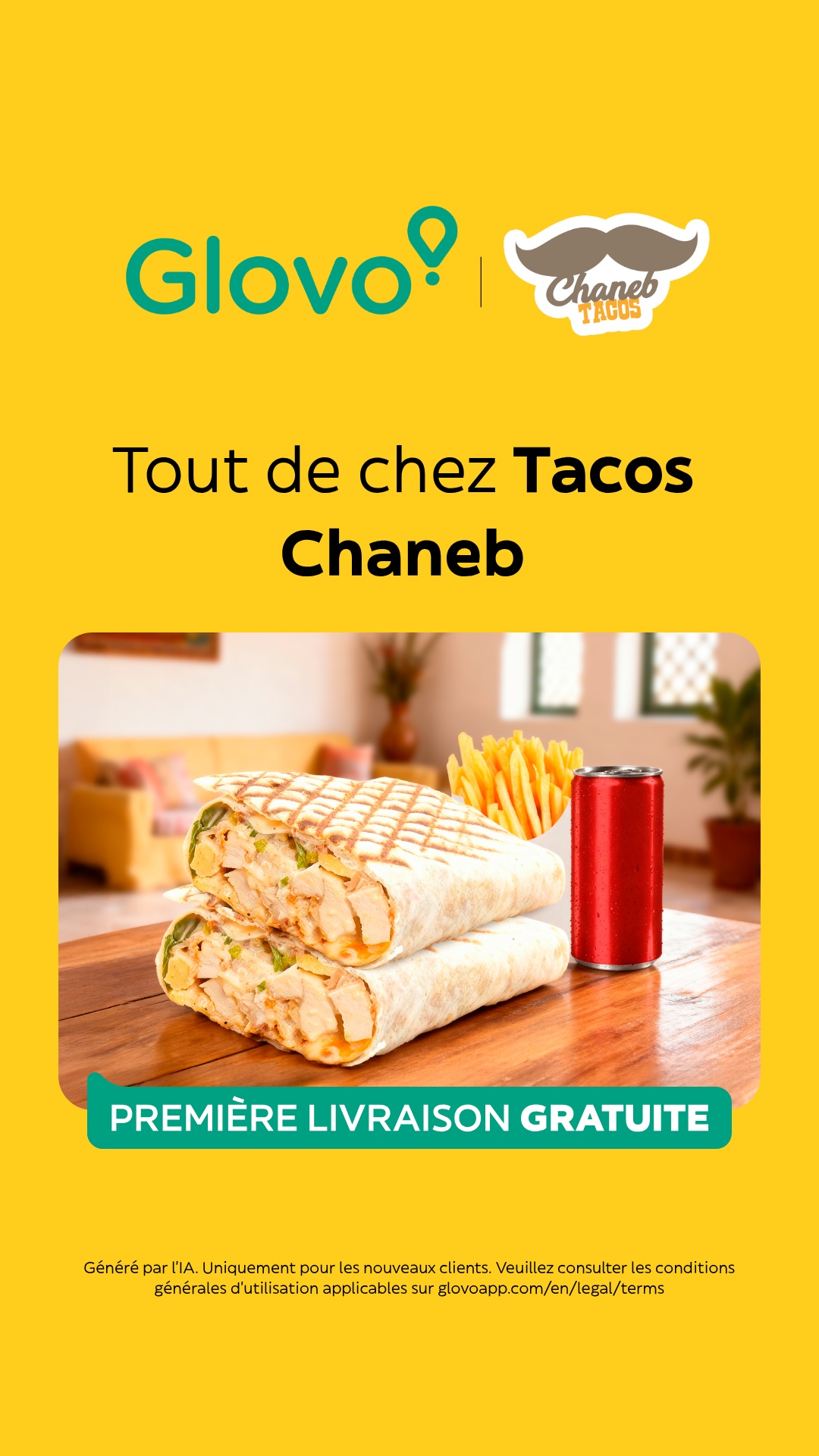 Glovo Facebook ad