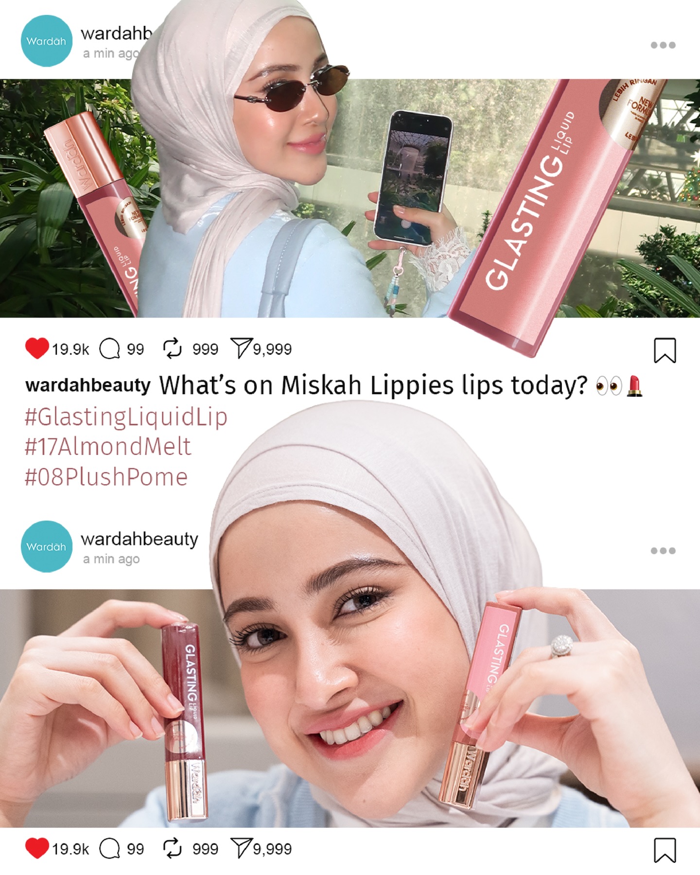Wardah Cosmetics Facebook ad