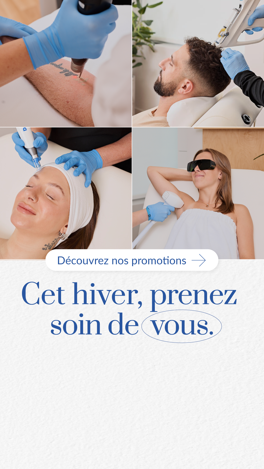 Cliniques VIVA Médico-Esthétique Facebook ad from Jan 15, 2026