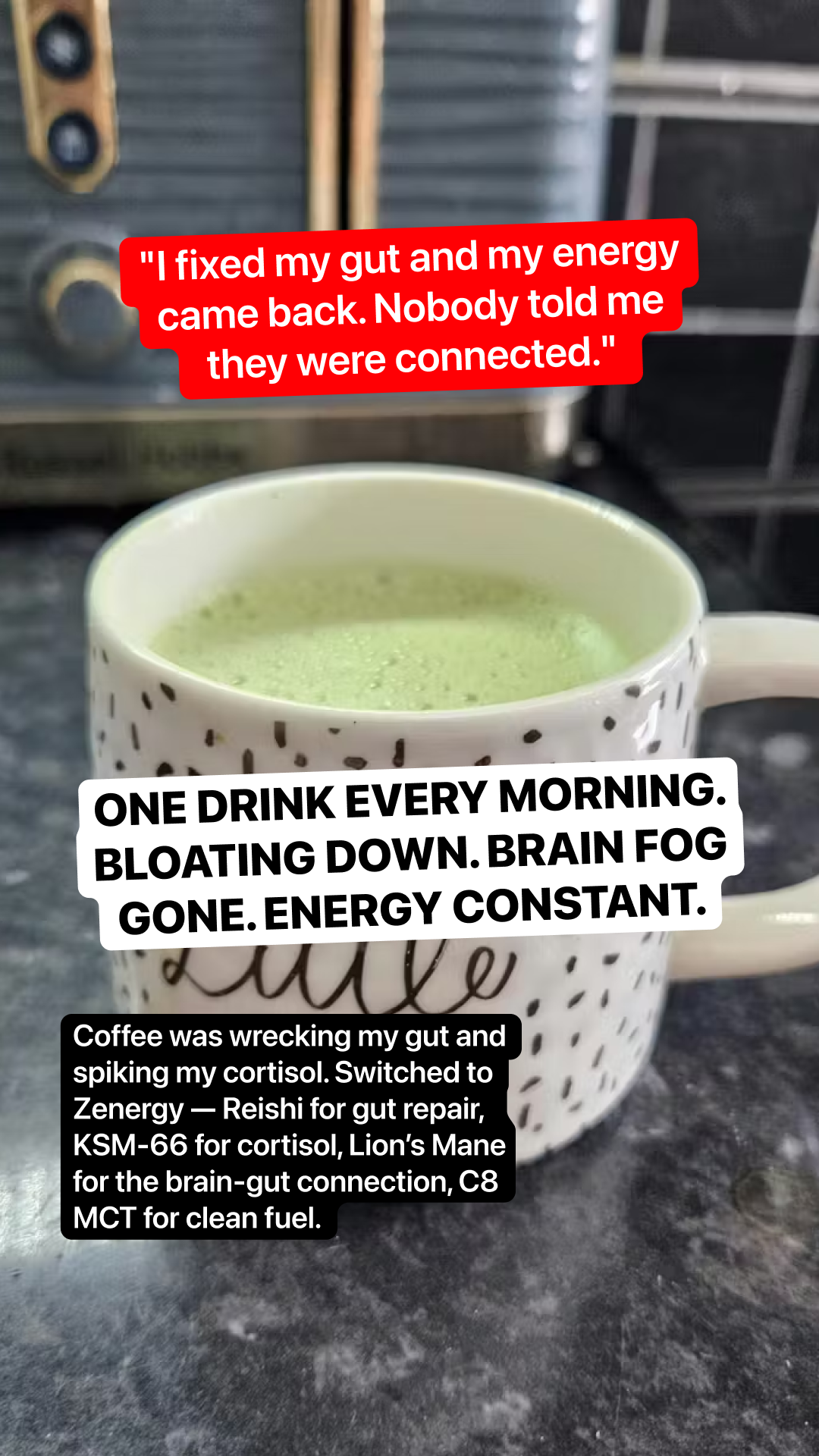 Matcha Fuel Facebook ad