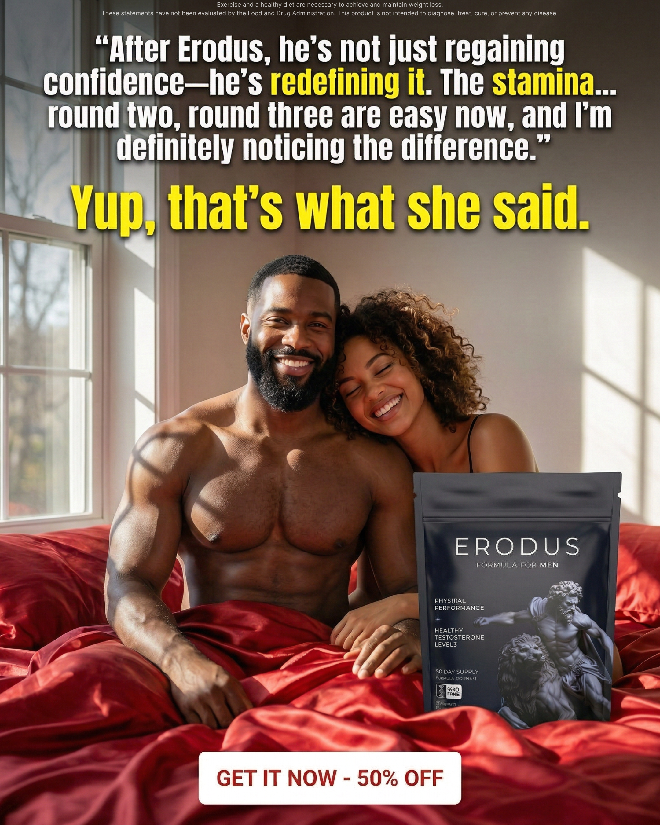Erodus Formula For Men Facebook ad