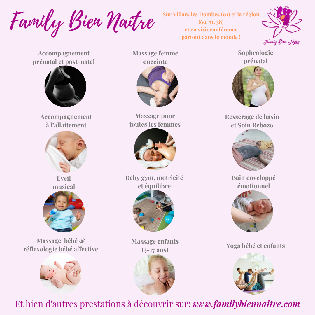 «Family Bien Naitre» Amandine Martin Facebook ad: Family Bien Naître