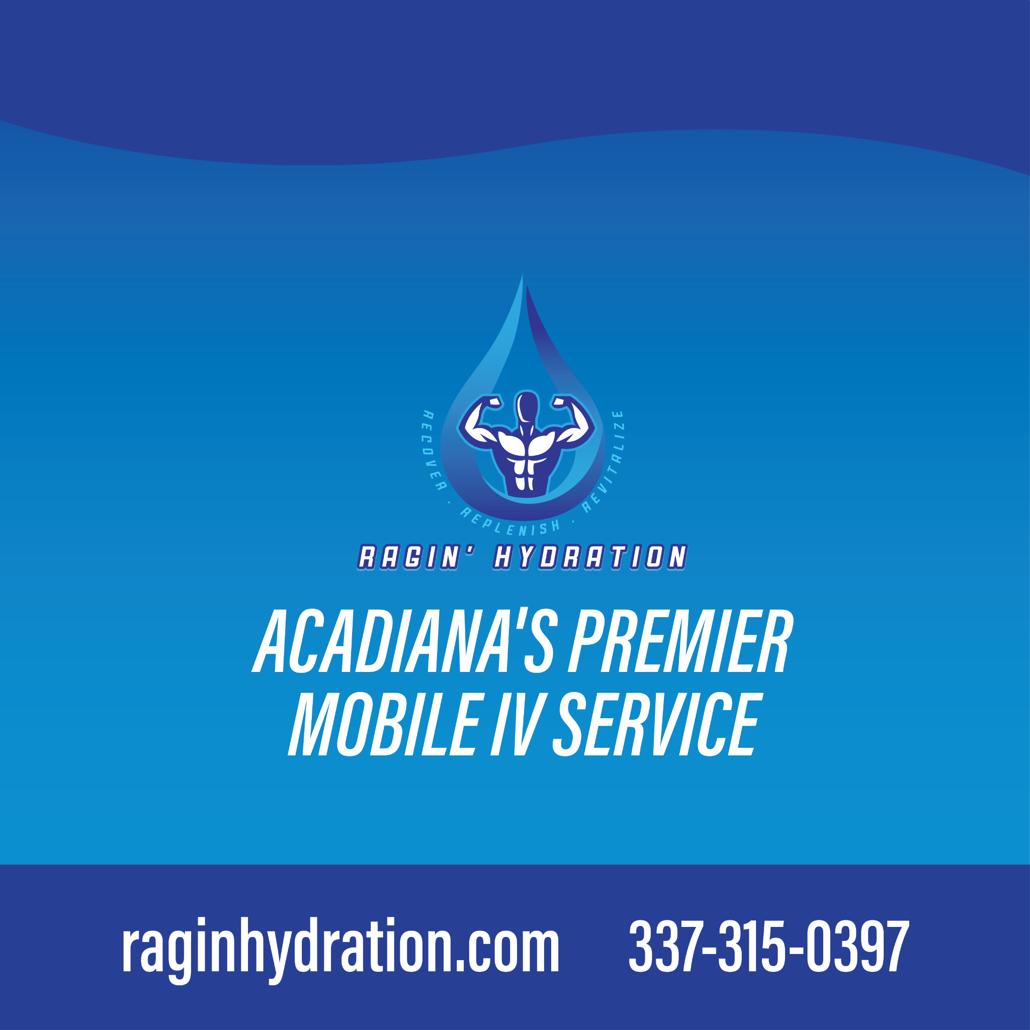 Ragin’ Hydration Facebook ad: Innovative Care For Optimal Living