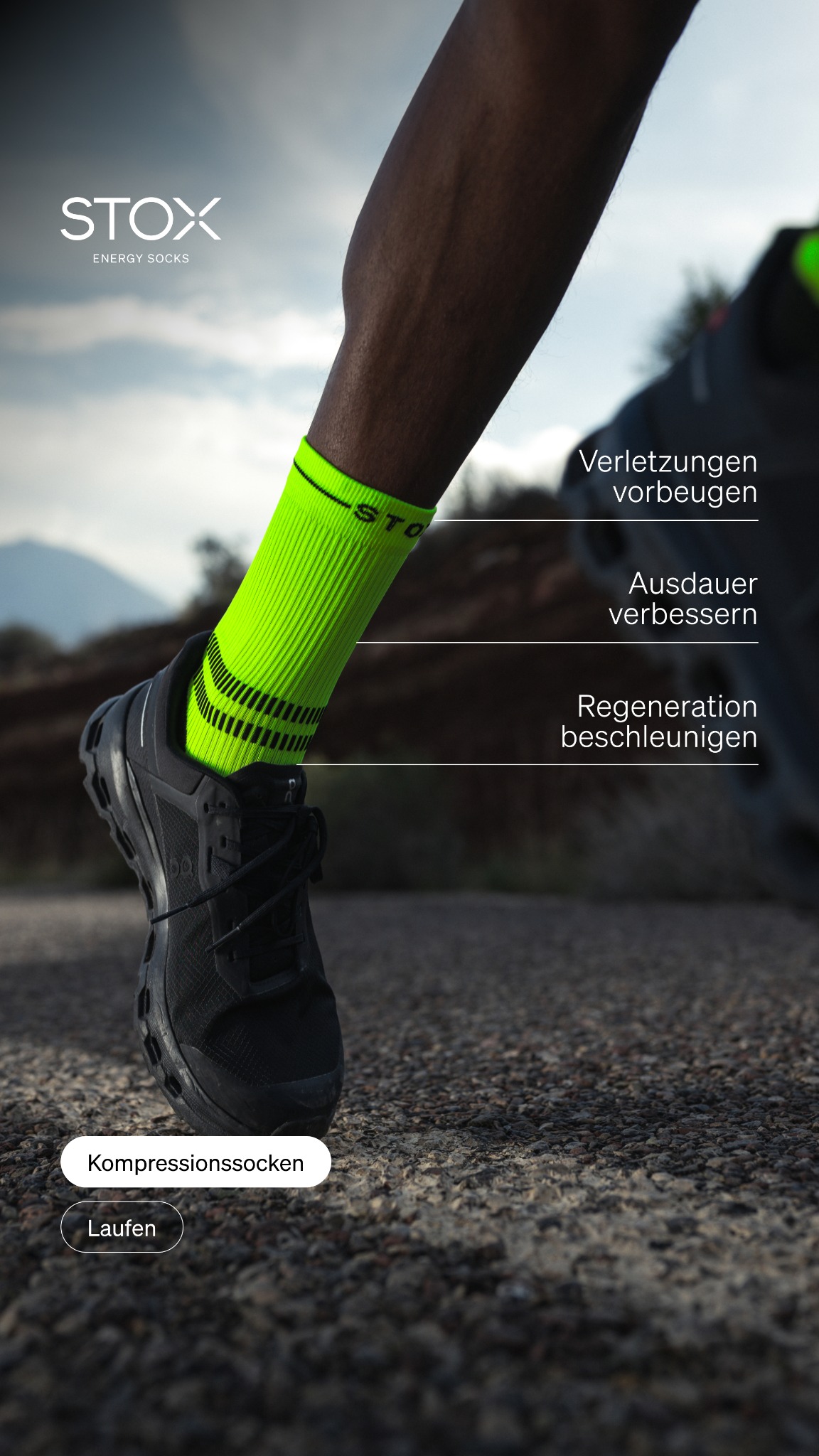 STOX Energy Socks Facebook ad