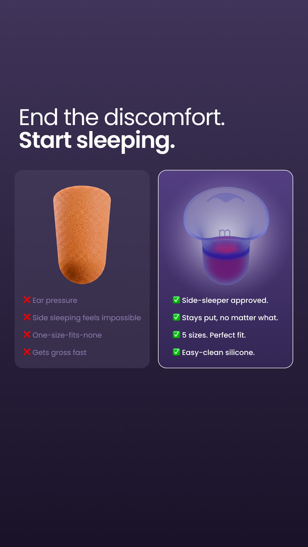 Manta Sleep Facebook ad