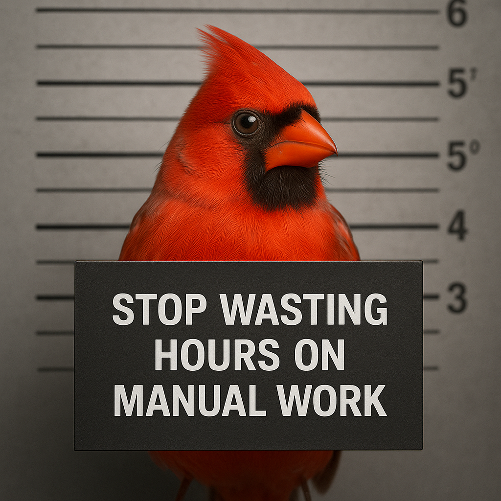 Newman University Facebook ad: Stop Wasting Hours on Manual Work