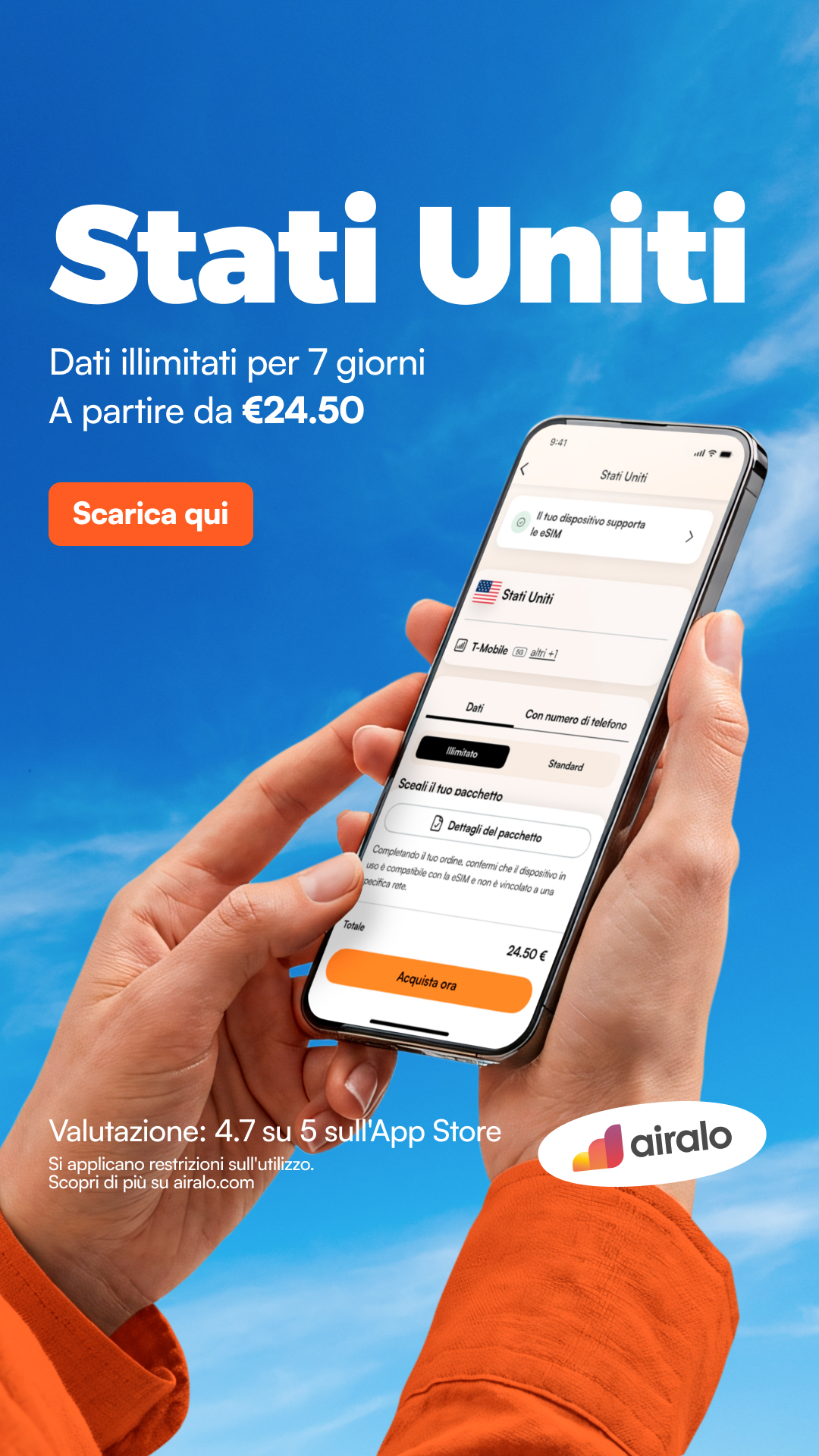 Airalo Global eSIM Store Facebook ad